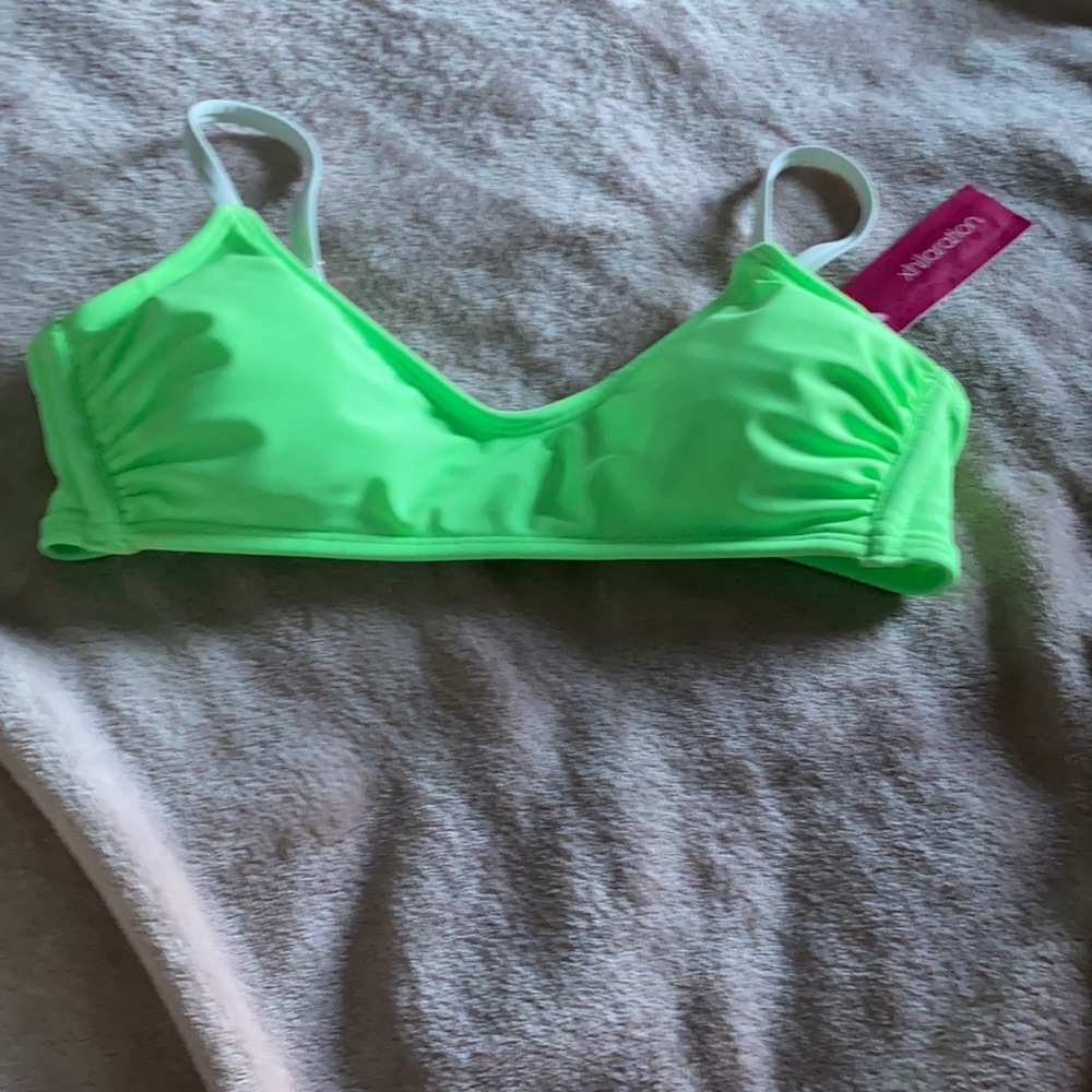 green bikini top
